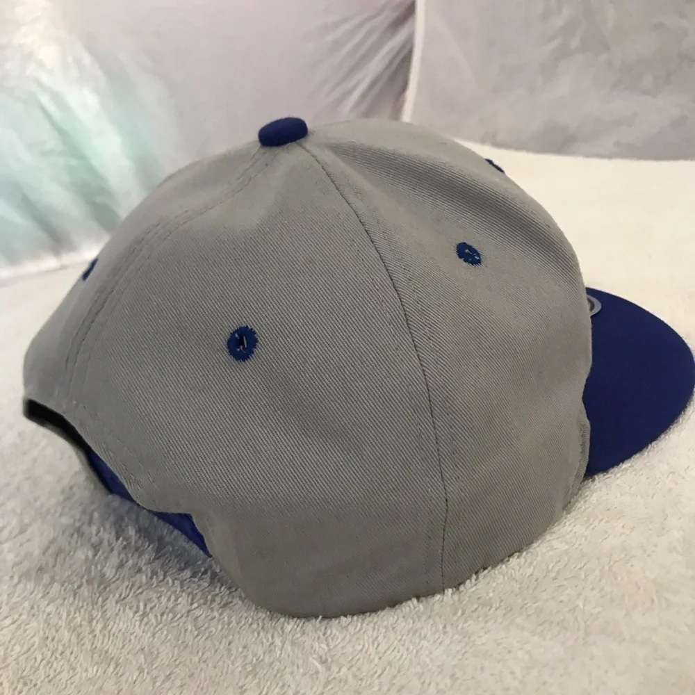 King Ice for London England Grey & Blue SnapBack Adjustable Travel & Ball Cap